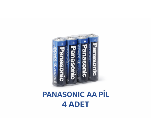 pana AA Kalem Pil Zinc Carbon R6 1.5V General Purpose 4lü 1Paket