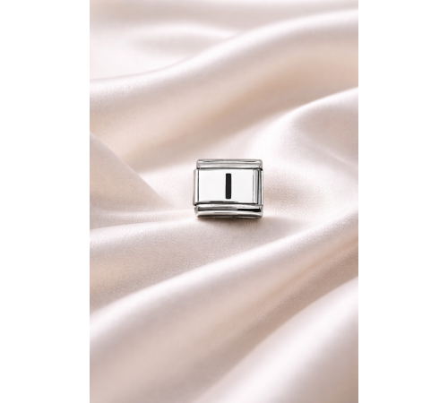 Nomination Uyumlu I Harf Charm | Çelik Bileklik Aksesuarı | Kişiye Özel Harf Modülü | Minimal & Zarif