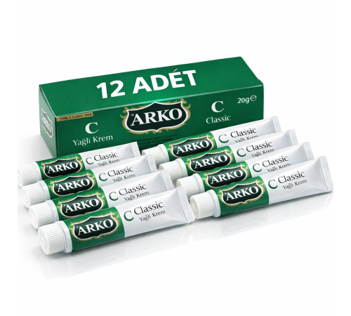 Yağlı Krem Klasik Bakım Kremi 12 ADET