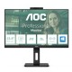 23.8 AOC 24P3CW IPS 4MS 75MHZ 1XHDMI 1XDP USB TYPE-C RJ45 FHD 1920X1080 WEBCAM HOPARLÖR ÇERÇEVESİZ PIVOT VESA SİYAH