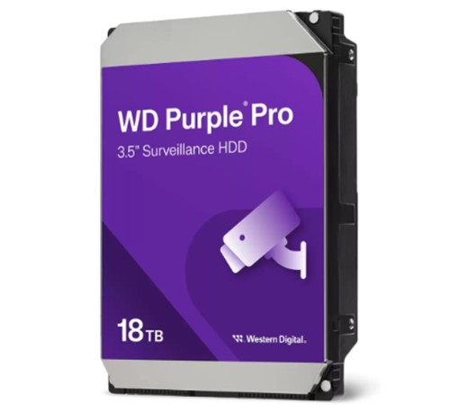10 TB WD 3.5 PURPLE PRO SATA3 7200RPM 512MB 7/24 GUVENLIK WD181PURP (3 YIL RESMI DIST GARANTILI)