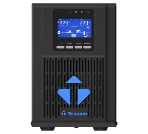 TESCOM NEOLINE 1KVA 1F/1F (2X9AH) 4/8DK LCD ONLINE UPS
