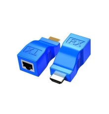 SENSEI 30 METRE HD-30 CAT6 HDMI EXTENDER İKİLİ MAVİ ADAPTÖR