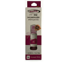 perFIX PF T112M  Kırmızı Şişeli Mürekkep (70 ml )