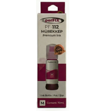 perFIX PF T112M  Kırmızı Şişeli Mürekkep (70 ml )