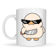 “Deal With It” Havalı Ördek Tasarımlı Porselen Kupa MODEL 80 – Eğlenceli, Mizahi & Hediyelik Kahve Kupası
