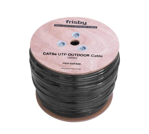 FRISBY FNW-CAT525 305MT 0.45MM 26AWG CAT5E DIŞ MEKAN UTP KABLO