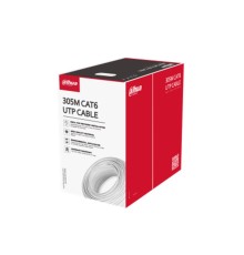DAHUA DH-PFM920I-6UN-C U/UTP 305 METRE 23AWG %100 BAKIR BEYAZ RENK CAT6 KABLO