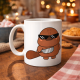 Cool Kunduz Tasarımlı Porselen Kupa MODEL 86 – Eğlenceli, Havalı ve Sıcacık Kahve Keyfi