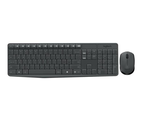 LOGITECH MK235 Q TR KABLOSUZ KLAVYE MOUSE SET GRİ 920-007925