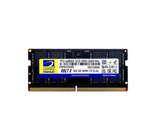 16 GB DDR5 5600MHZ TWINMOS NB TMD516GB5600S46