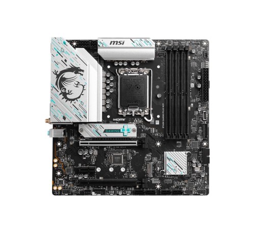 MSI B760M GAMING PLUS WIFI DDR5 6800MHZ 2XHDMI 2XDP 2XM.2 USB 3.2 MATX 1700P (12. / 13. VE 14. NESİL İŞLEMCİ UYUMLU)