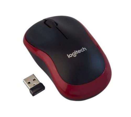 LOGITECH M185 KABLOSUZ USB MOUSE KIRMIZI 910-002237
