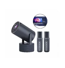 3’ü 1 Arada Projeksiyon Karaoke ve Bluetooth Hoparlör – Android, WiFi, 1080P Ev Sinema Projeksiyon Cihazı
