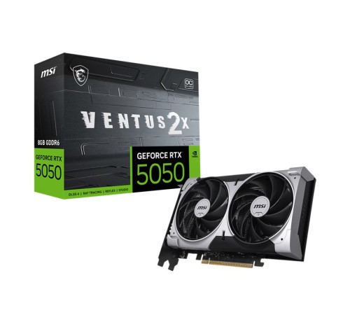 MSI GEFORCE RTX5050 8G VENTUS 2X OC 8GB GDDR6 128BIT 1XHDMI 3XDP EKRAN KARTI