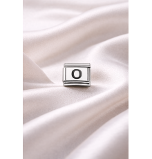 Nomination Uyumlu O Harf Charm | Çelik Bileklik Aksesuarı | Kişiye Özel Harf Modülü | Minimal & Zarif