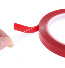 Çift Taraflı Şeffaf Akrilik Silikon Bant 15mm x 5 Metre