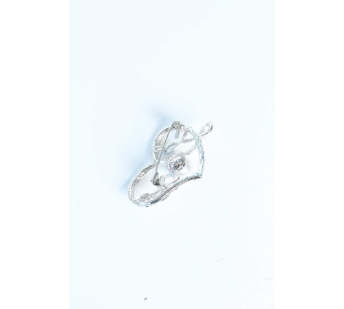 Zirkon Taşlı Metal Broş