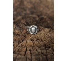 Ayarlanabilir Kuru Kafa Tasarımlı Erkek Yüzük