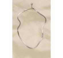 316L Çelik Silver Renk 45 cm İtalyan Zincir Model Kadın Kolye