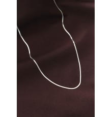 Çelik Gümüş Renk 60 cm İnce İtalyan Zincir Kolye