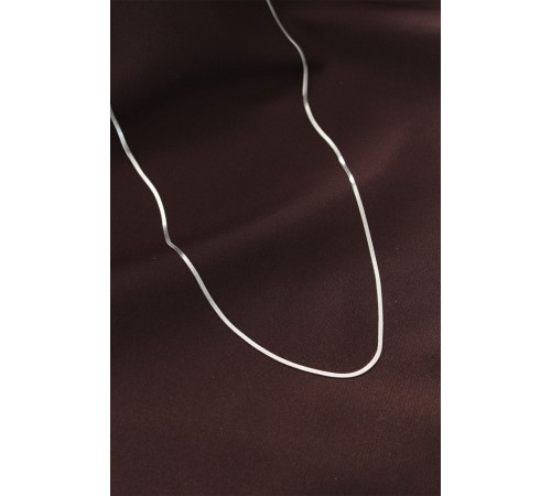 Çelik Gümüş Renk 60 cm İnce İtalyan Zincir Kolye