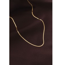 Çelik Gold Renk 60 cm İnce İtalyan Zincir Kolye