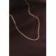 Çelik Gold Renk 60 cm İnce İtalyan Zincir Kolye