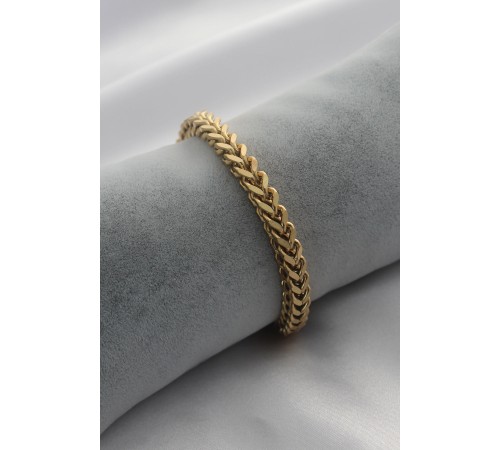 Çelik Gold Renk Kalın Zincir Model Kadın Bileklik Çelik Gold Renk Kalın Zincir Model Kadın Bileklik