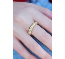 Gold Renk Sarmal Model Kadın Yüzük