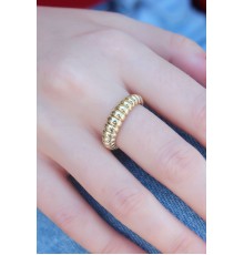Gold Renk Sarmal Model Kadın Yüzük