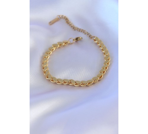 316L Çelik Arpa Gold Renk Kadın Bileklik 316L Çelik Arpa Gold Renk Kadın Bileklik