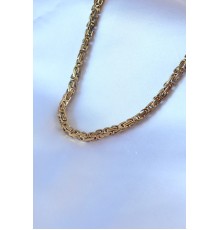 316L Çelik Gold Renk Kral Zincir Model Erkek Kolye