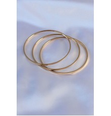316L Çelik Gold Renk Ajda Model Kadın 65 mm Bilezik
