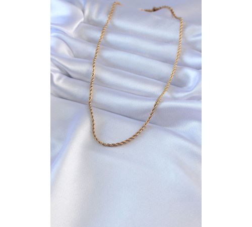 316L Çelik Gold Renk Burgu Model 45 cm Kadın Kolye 316L Çelik Gold Renk Burgu Model 45 cm Kadın Kolye