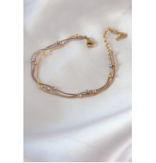 316L Çelik Mix Renk Minimal Toplu Kadın Bileklik