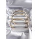 316L Çelik Gold Renk Ajda Model 65 mm Kadın Bileklik