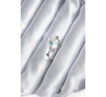 Gümüş Renk Renkli Zirkon Taşlı Kadın Yüzük