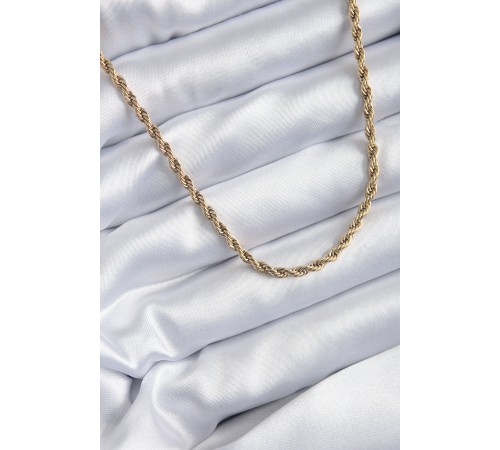 316L Çelik Gold Renk 60 cm Burgu Model Kadın Kolye 316L Çelik Gold Renk 60 cm Burgu Model Kadın Kolye