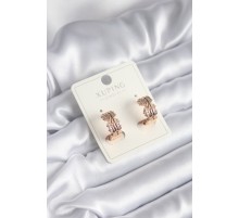 Xuping Model Zirkon Taşlı Halka Kadın Küpe