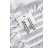 VIP Seri Zirkon Taşlı Su Yolu Kadın Küpe