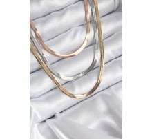 316L Çelik Mix Renk İtalyan Zincir Model Kadın Kolye