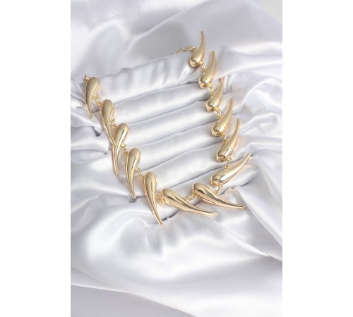 VIP Seri Özel Tasarım Gold Renk Kadın Kolye VIP Seri Özel Tasarım Gold Renk Kadın Kolye