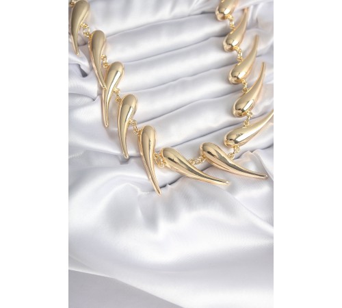VIP Seri Özel Tasarım Gold Renk Kadın Kolye VIP Seri Özel Tasarım Gold Renk Kadın Kolye