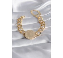 316L Çelik Gold Renk Tam Altın Model Samanyolu Kadın Bileklik