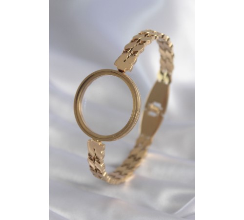 316L Çelik Gold Renk Arpa İşleme Açılabilir Fanus Model Kadın Kelepçe 316L Çelik Gold Renk Arpa İşleme Açılabilir Fanus Model Kadın Kelepçe