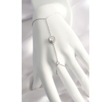 316L Çelik Gümüş Renk Kalp Model Şahmeran