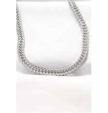 316L Çelik Silver Renk Balık Sırtı Zincir Kolye
