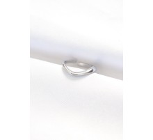 Yassı Silver Renk Ayarlanabilir Yüzük