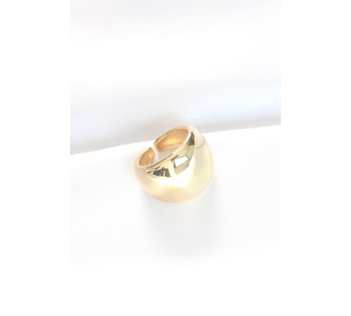 Gold Renk Ayarlanabilir Bombeli Ayna Yüzük Gold Renk Ayarlanabilir Bombeli Ayna Yüzük